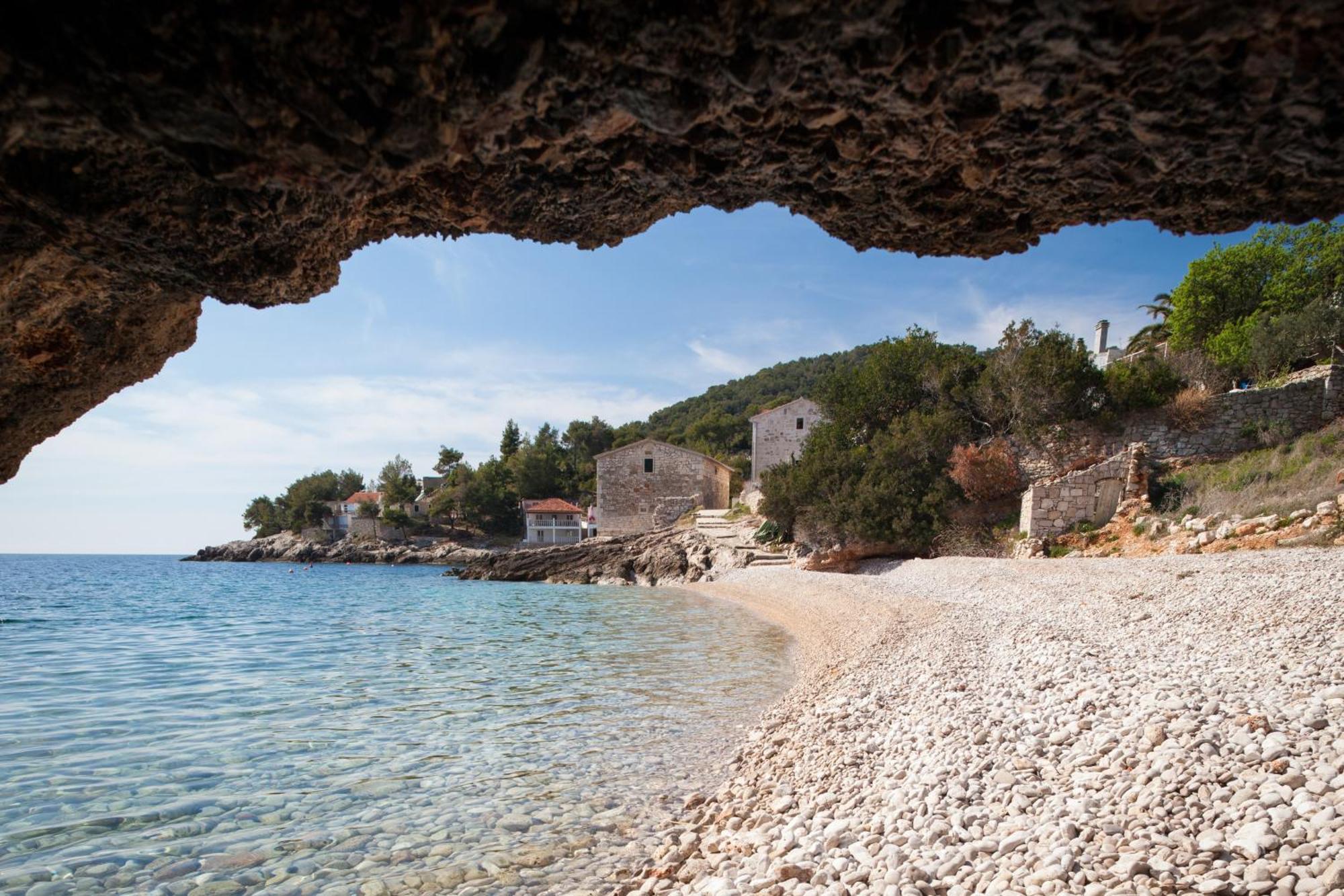 Seaside House For Families With Children Cove Tvrdni Dolac, Hvar - 2057 Gdinj 외부 사진